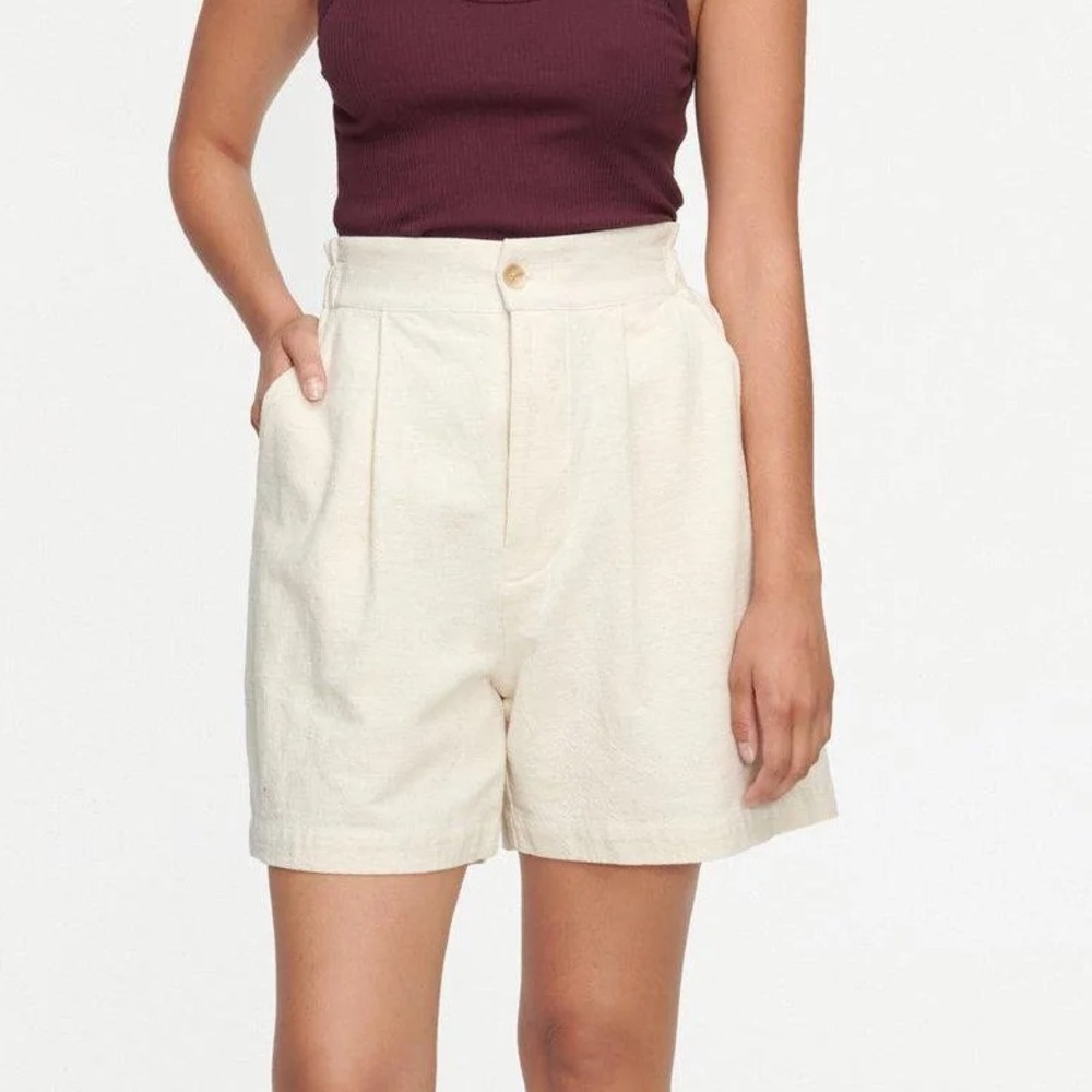 Lacausa high waist drew shorts